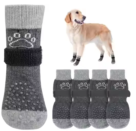 Pet Supplies Cat and Dog Socks Outdoor Non Slip Waterproof Pet Socks Dog Shoes for in House