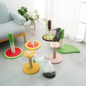 Pet Supplies Cute Vertical Cat Scratcher Christmas Fashion Cat Tree