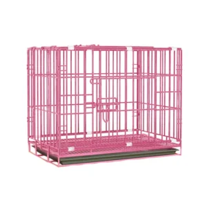 Pet Supplies Dog Cages Metal Kennels Thick Small and Medium sized Dog Folding Domestic Rabbit Cat Cages