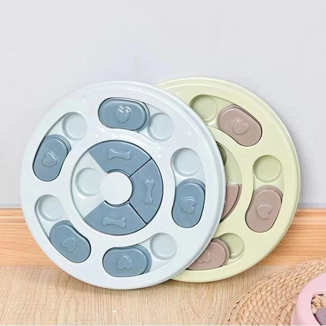 Pet Supplies Dog Toy Leaky Food IQ Fun Food Training Puzzle Slow Food Toy Plate Dog Bowl PP Plastic