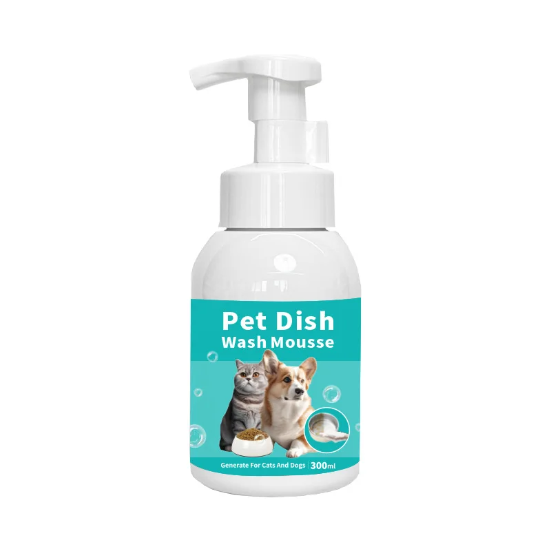 Pet Supplies Factory Cat Acrylic Oil Tail Cleaning Bubble Removal Mousse Bath Shower Gel Care Agent All Seasons Made China
