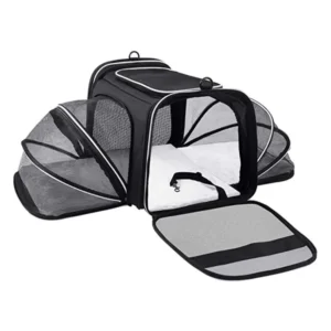 Pet Supplies Folding Soft Sided Expandable Cat Carrier Bag for Dogs and Cats Airline Approved Cat Carrier