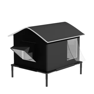 Pet Supplies Fully Enclosed Insulated Cat House Waterproof Aluminum Warm Shelter for Outdoor and Indoor Pets