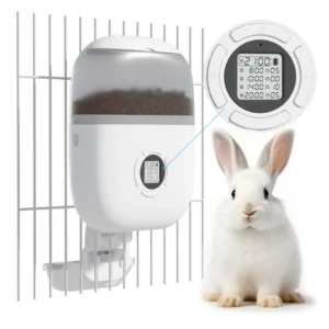 Pet Supplies Manufacture New Design 1.8L Visible Food Hooper Auto Pet Cat Bunny Small Animals With Camera