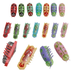 Pet Supplies Novelty Chew Toy for Small Animals Eco Friendly Rubber Miniature Insects and Jumping Mouse Daily Use