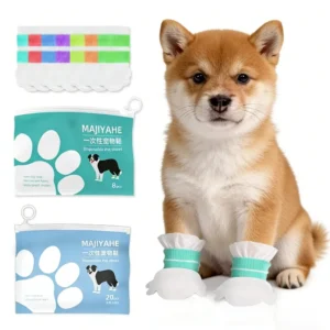 Pet Supplies Pet Dog Rain Shoes Anti Slip Waterproof Cat Shoe Rubber Boots for Outdoor Footwear Socks