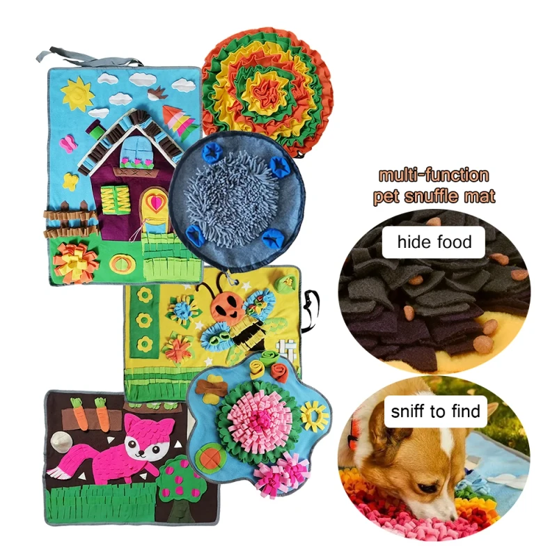Pet Supplies Pet Products Pet Toys Accept Customization Sniffing Mat Dog Glow at Night Snuffle Mat for Dogs