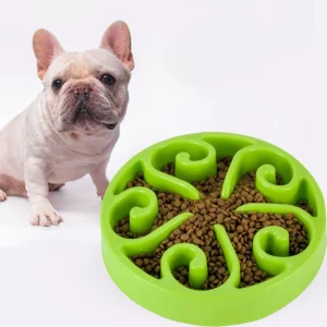 Pet Supplies Pizza PP Slow Food Feeder for Small Medium Large Dogs Cats Plastic Bowl Prevents Anxiety for Pets