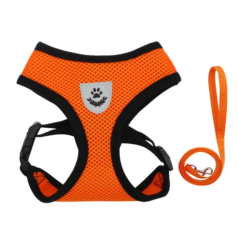 Pet Supplies Reflective Breathable Small Medium Dog Cat Pet Harness Safe Comfortable Dog Cat Harness Pet Chest Strap