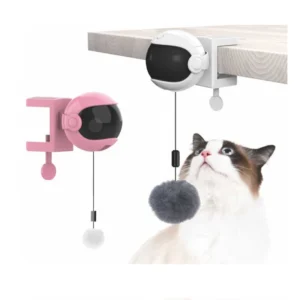 Pet Supplies Smart Cat Toys Products Automatic Interactive IQ Training Robot Yoyo Cat Lift Fishing Toy