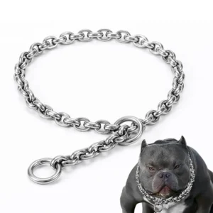 Pet Supplies Stainless Steel Weather Resistant Dog Training Choke Collar