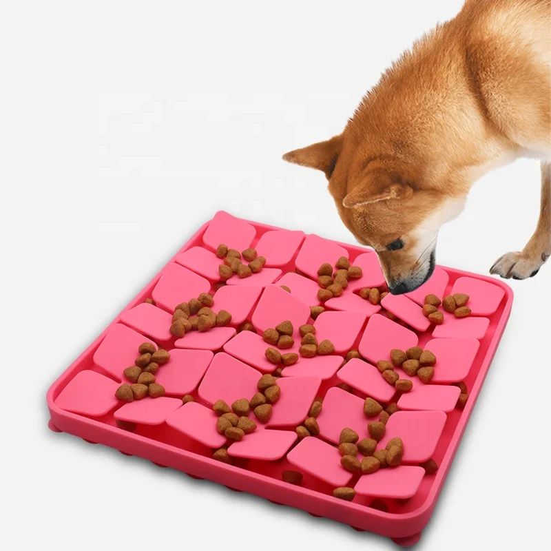 Pet Supplies Stimulating Mental Training Boredom Treat Interactive Puzzles Games Pet Food Slow Feeding Toy Snuffle Mat for Dogs