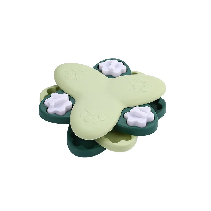 Pet Supplies Stocked Interactive Educational Plastic Solid Pattern Feeding Toys Wholesome Artifact Relieve Dog Boredom