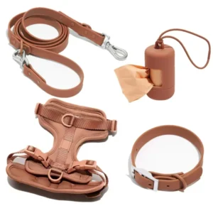 Pet Supplies Waterproof PVC No Pull Lightweight Dog Harness Leash Collar