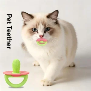 Pet Teething Toy Silicone Chew Toy for Small Dogs & Cats Molar & Training Toy Stress Relief Durable Pet Supplies
