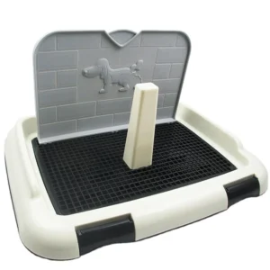 Pet Toilet With Wall Large Indoor Bedpan Designated Urination Dog Toilet Pet Supplies