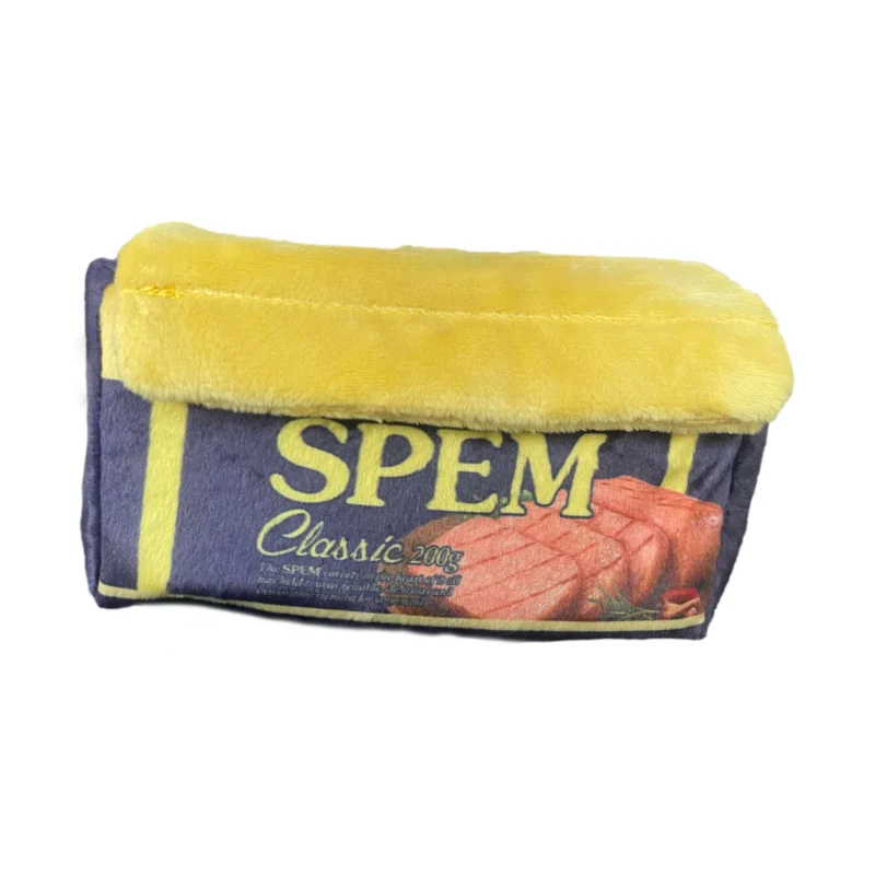 Pet Toy Manufacturer Selling Spot Stuffed Animal Dog Interactive Lunch Meat Cans Squeak Chew Toys for Dog