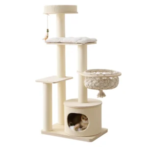 Pet Toy Pet Product Wooden Sisal Scratcher Cat Climbing Tree Manufacturer Pet Product Cat Climbing Tree
