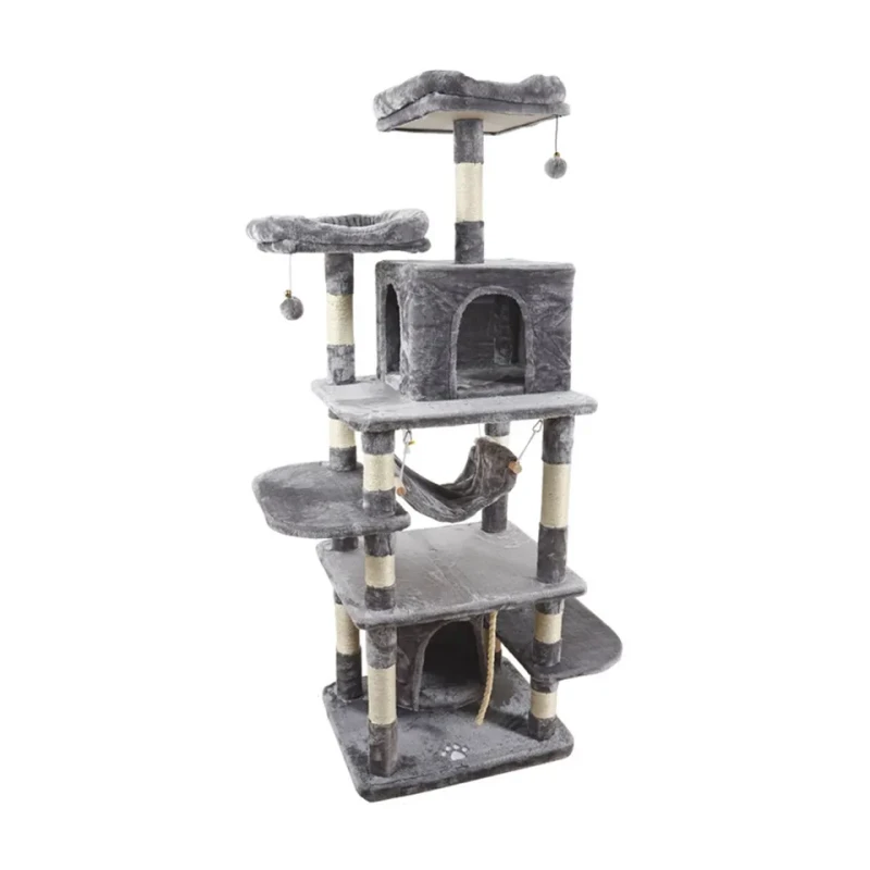 Pet Toy Plush Animal Luxury Large Cat Tree Tower Houses Scratcher Climbing Pet Cat Tree