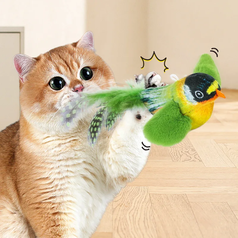 Pet Toy Sound Bird Electric Cat Toy Pet Simulation Bird Toy Pet Supplies