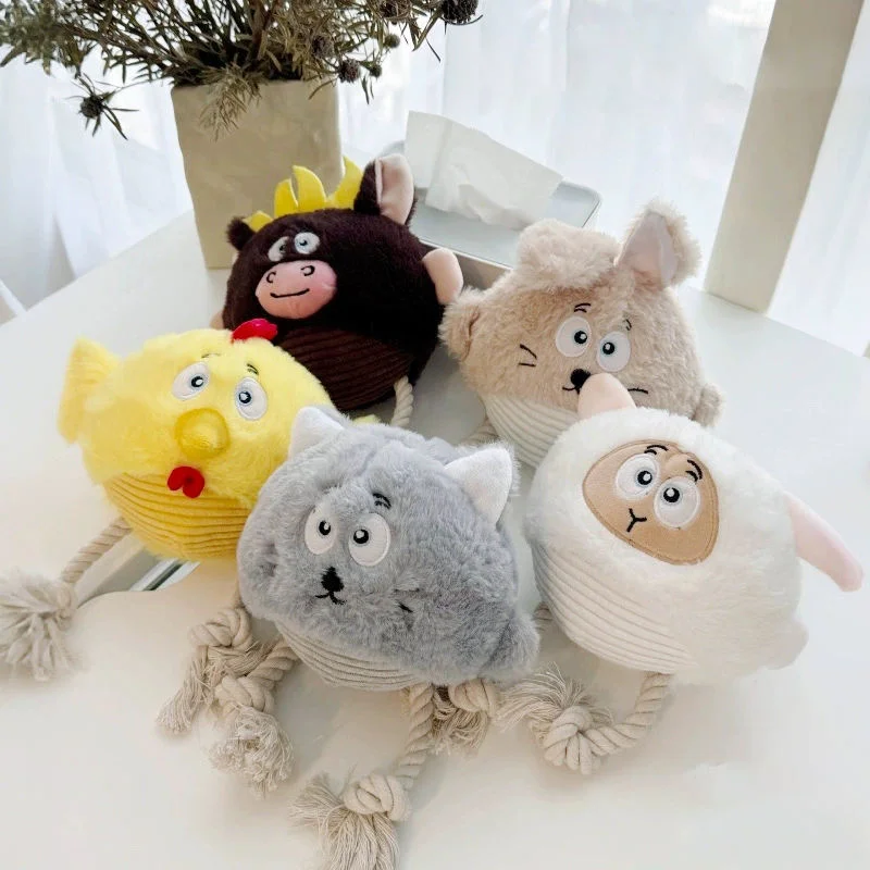 Pet Toys Cute Design Custom Squeaky Dog Plush Toys