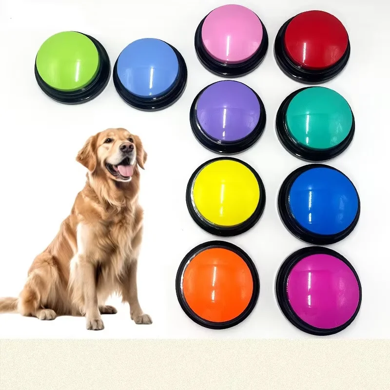 Pet Toys Education Dog Communication Talking Speech Button Dog Recording Button Speaking Sound Training Toy for Dog Cat