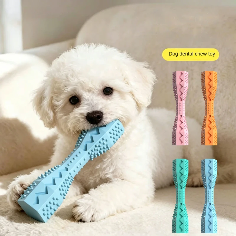 Pet Toys Hexagonal Dog Toys Pet Supplies Cat and Dog Teething Sticks for Entertainment and Durable Chewing Toys