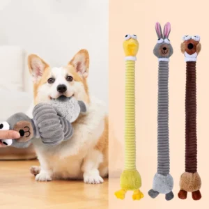 Pet Toys New Long Neck Interactive Dog Toys Wear Resistant Bite Squeeze Sound Interactive Boring Pet Toys