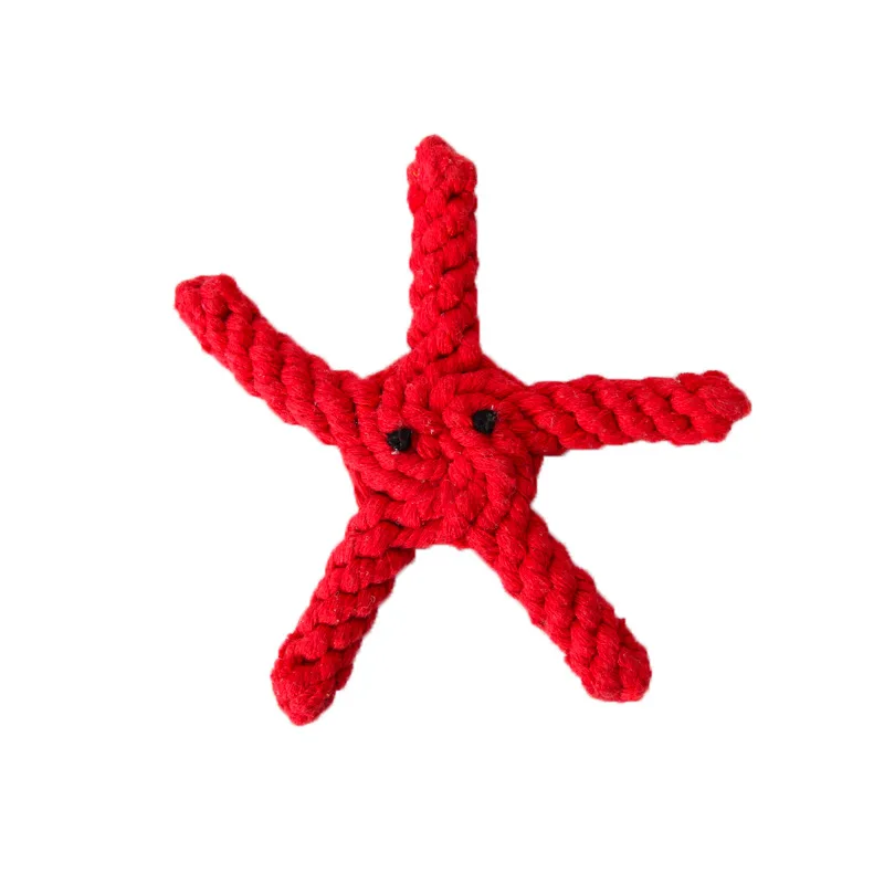 Pet Toys for Dogs Cats Cotton Rope Woven Animals Shape Cat and Dog Chewing Toys Puppies Toys