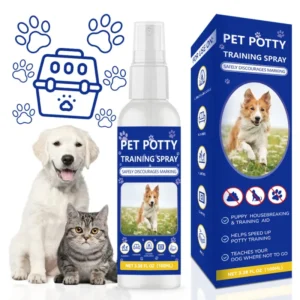 Pet Training Behavior Attract Pet Dog Cat Potty Training Spray Toilet Training Your Pet Not to Defecating and Urinating Randomly