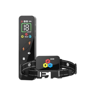 Pet Training Behavior Products Dog Training Collar Rechargeable Anti Barking Slim Dog Training Collar with Remote Bark Control