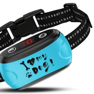 Pet Training Products Fixed Cycle Modes Battery Safety Protection Dog Training Bark Control S G Sensitivity Bark Collar for Dogs