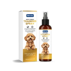 Pet Training Spray with Gentle Formula to Help Dogs Learn Proper Potty Habits and Spray Bottle