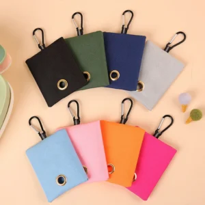 Pet Training Supplies Dog Poop Bag Holder Lightweight Reusable Dispenser Pouch Pet Waste Bags for All Leashes