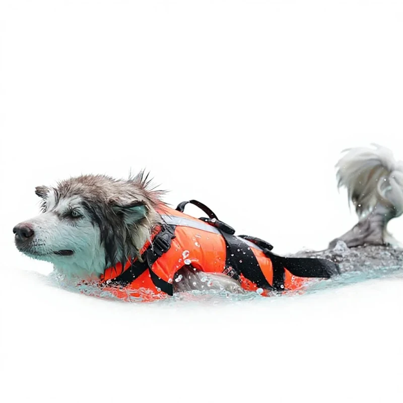 Pet Training Supplies Large Small Dog Life Jackets High Buoyancy Cooling Vests Swimming Suits All Seasons Safety