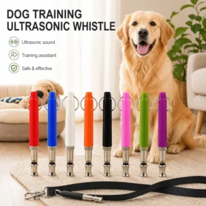 Pet Training Ultrasonic Whistle Anti Barking Behavior Control Tool Eco Friendly ABS Waterproof Portable Compact Design