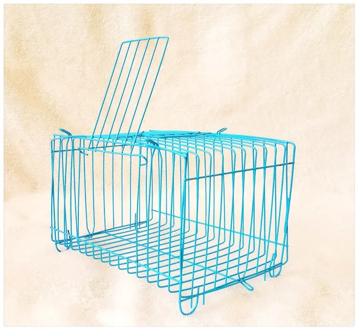 Pet Transport Cages with Wire Outside Simple Hamster Rabbit Bird Cat Pigeon and Chicken Cages
