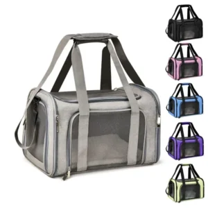 Pet Travel Carrier Safe Ventilated Premium Pet Bag Airline Approved Pet Carrier for Small Dogs & Cats