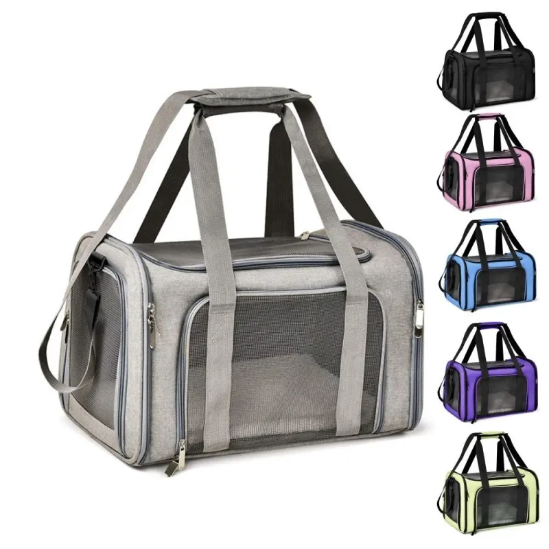 Pet Travel Carrier Safe Ventilated Premium Pet Bag Airline Approved Pet Carrier for Small Dogs & Cats