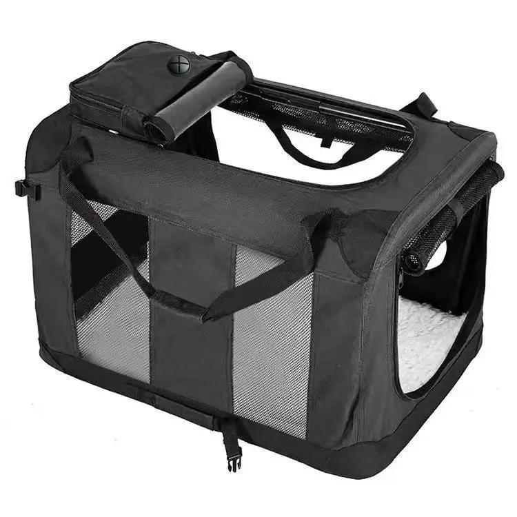 Pet Travel Carrier Soft Dog Crate Portable & Expandable Pet Kennel
