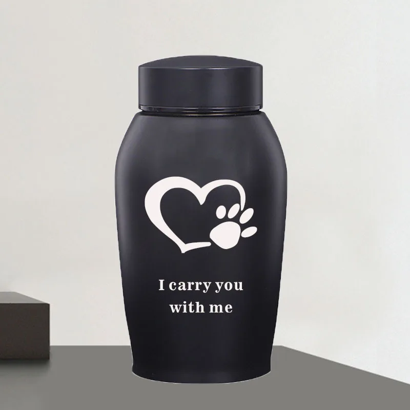 Pet Urns Sealed Stainless Steel for Dogs Pet Caskets & Urns Wooden Pet Urns for Ashes Natural Polish
