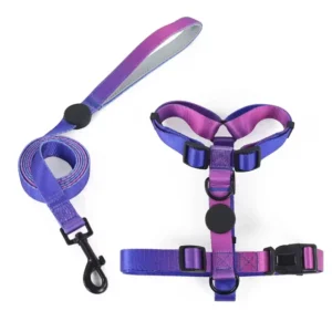 Pet Vest French Bulldog Harness Collar Leash Set