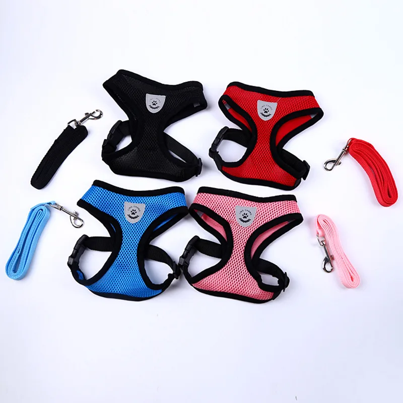 Pet Vest Style Harness Pet Suit Leash Chest Breathable Mesh Dog Harness