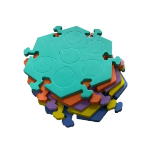 Pet Voice Recording Button Puzzle Pad Dogs Cats Training Communication Buttons Anti Slip Eva Mat Interactive Toy Pet Supplies