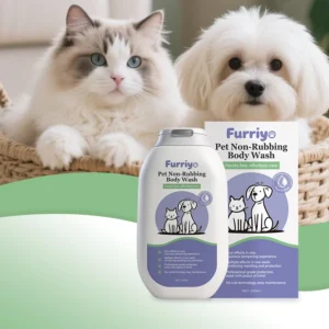 Pet Wash Free Shampoo for Cats and Dogs Universal Nourishing Fluffy Mild and Non Irritating Pet Bath Products