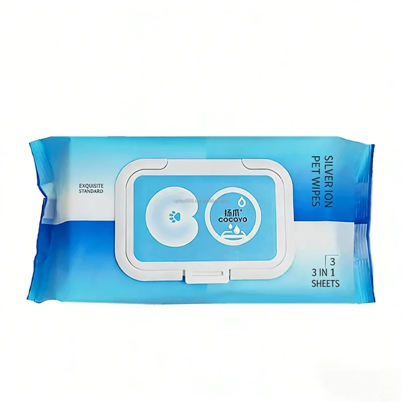 Pet Wet Wipes Eco Friendly Cloth Gentle Pet Cleaning Wipes for Home Use Cleaning