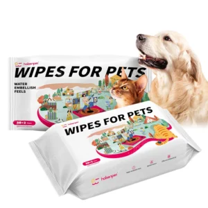 Pet Wipes Biodegradable Pet Wet Wipes Natural Cleaning for Cats and Dog Pet Wipes