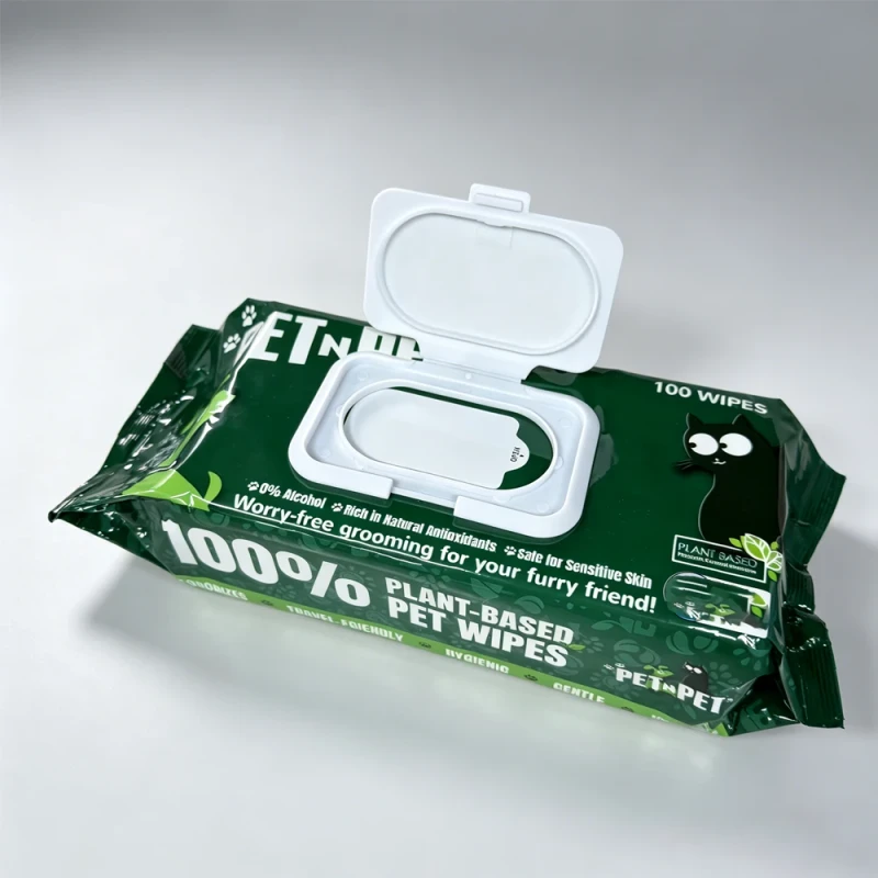 Pet Wipes Cleaning Wipes for Dog Pet Grooming Wipes Natural Oem Odm Private Label Biodegradable
