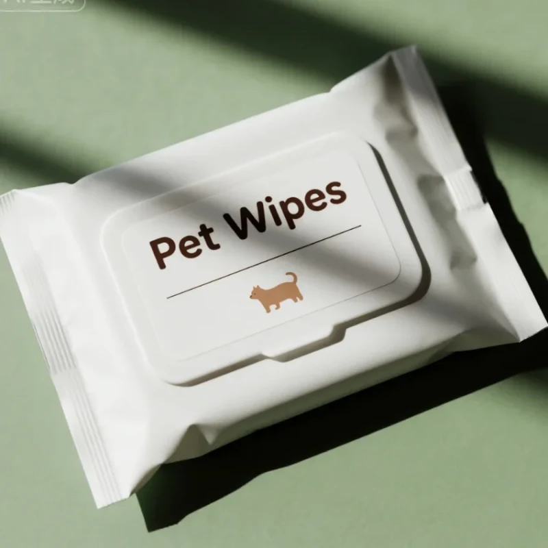 Pet Wipes Disposable Pet Wet Wipes for Body Paw Ear Cleaning Private Label Pet Wipes OEM Flow Pack Natura