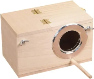 Pet Wood Parakeet Budgie Cockatiel Breeding Nesting Bird Avery Cage Box